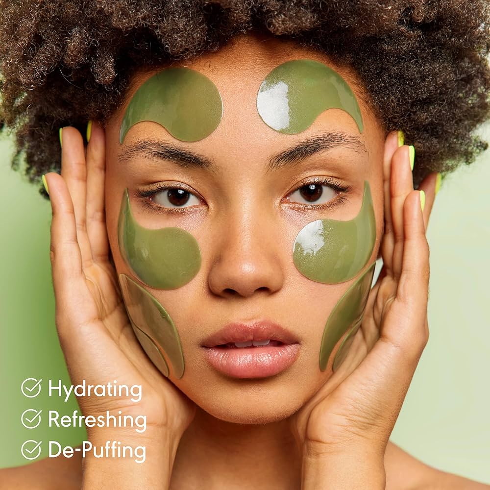 60Pcs Aloe Vera Collagen Eye Mask anti Dark Circles Eyes Bags Moisturizing Anti-Wrinkles Eye Patches Eyes Skin Care Products