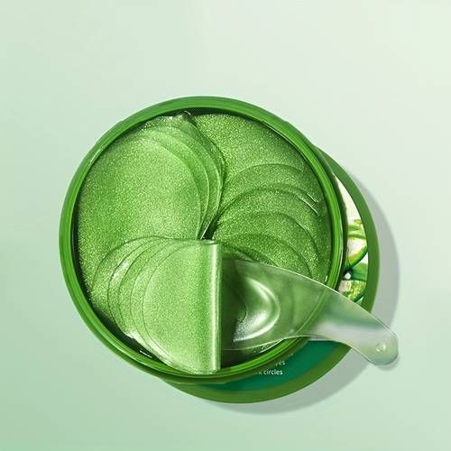60Pcs Aloe Vera Collagen Eye Mask anti Dark Circles Eyes Bags Moisturizing Anti-Wrinkles Eye Patches Eyes Skin Care Products